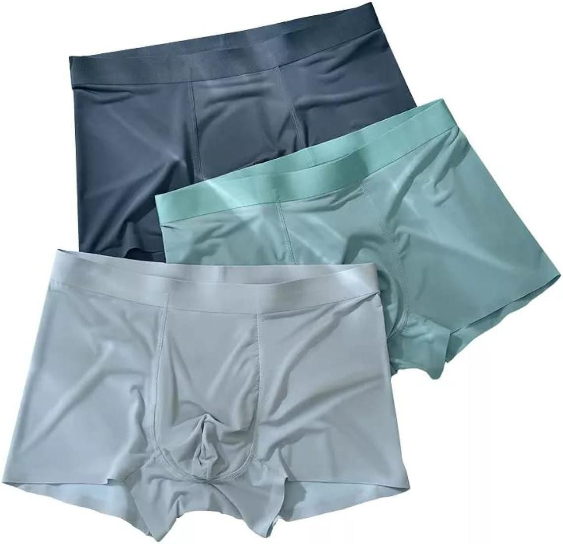 Men's Ice Silk Briefs Boxers (Pack of 5)